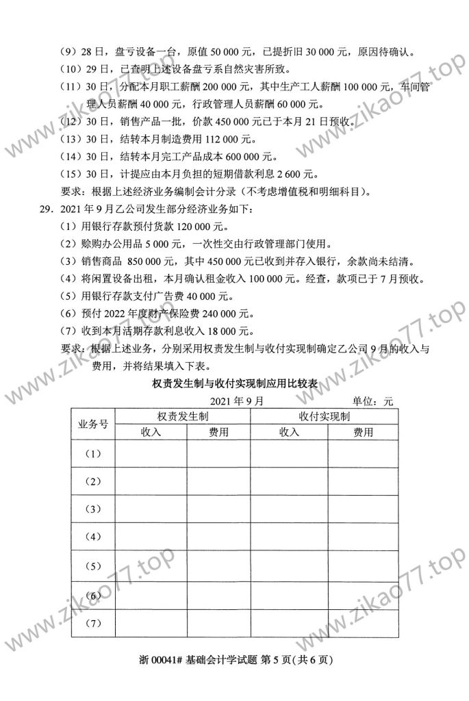 2023年4月自考00041基础会计学_04
